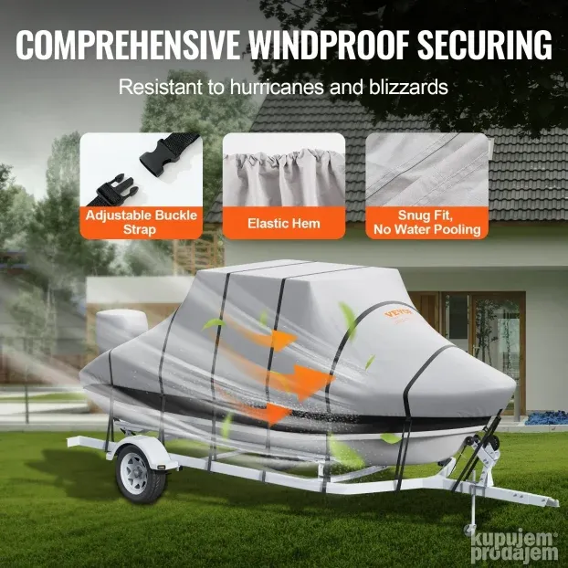 Cerada pokrivac za čamac 731- 790 cm