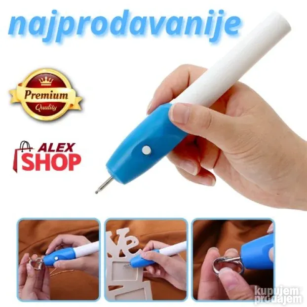Električna olovka za graviranje po svim materijalima