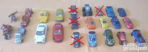 Razni autici 20 kom