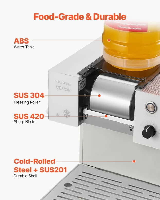 Masina Za Pahuljasti Led Drobljenje Leda 40kg/24h vv