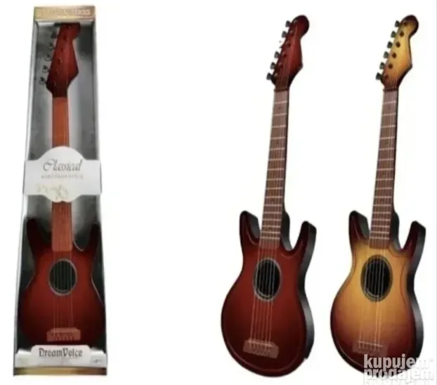 Gitara Za Decu Drvena Dečija Gitara 72cm (NOVO)