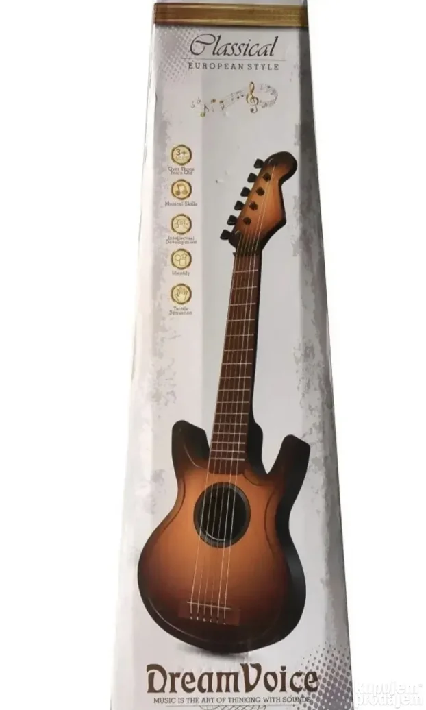 Gitara Za Decu Drvena Dečija Gitara 72cm (NOVO)