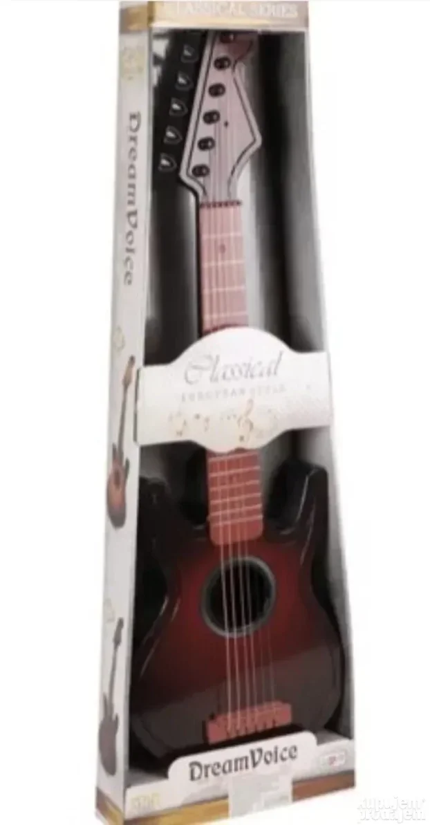 Gitara Za Decu Drvena Dečija Gitara 72cm (NOVO)
