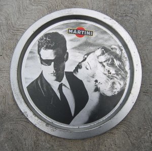 Vintage MARTINI poslužavnik 1970.