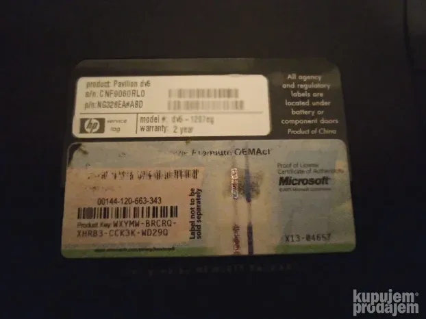 HP Pavilion DV5 lep, kvalitetan, odličan laptop