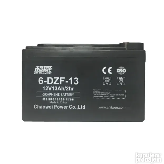 Baterija za električni bicikl 6-DZF-13 12V 13Ah Graphene