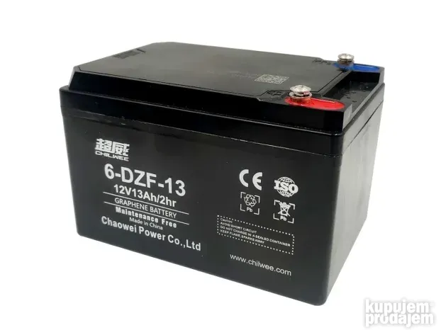 Baterija za električni bicikl 6-DZF-13 12V 13Ah Graphene