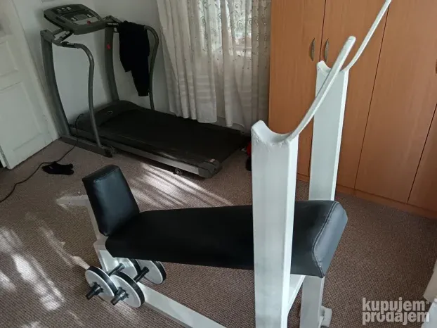 Klupa za kosi benc sa bucicama
