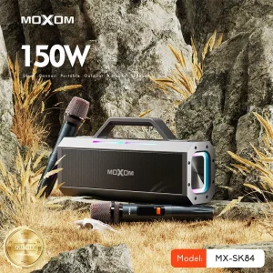 Zvucnik bluetooth Moxom MX-SK84 150W sa 2 mikrofona crni