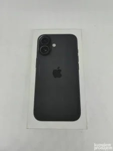 iPhone 16 128GB Black NOV Garancija