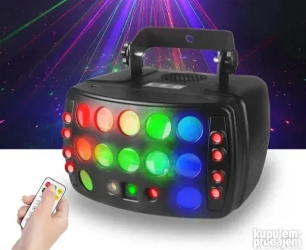 Led disko strob laser Rasveta za igraonice rodjendane