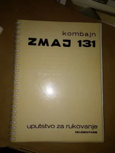 Kombajn Zmaj 131 - Uputstvo za rukovanje