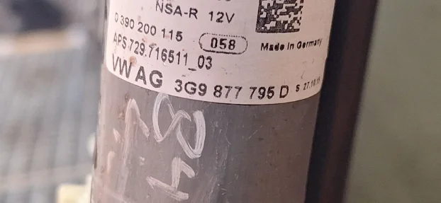 843400 Motoric Sibera Vw Passat B8 > 14-19 3G9877795D