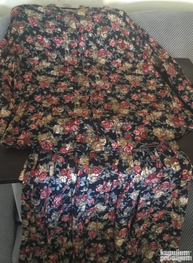 KOMPLET bluza i suknja,šareni,novo,britanski ,br. 48/L