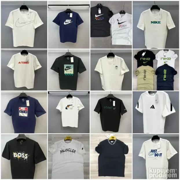Majice Markirane PAMUK Hugo Nike Lacoste Calvin Klein