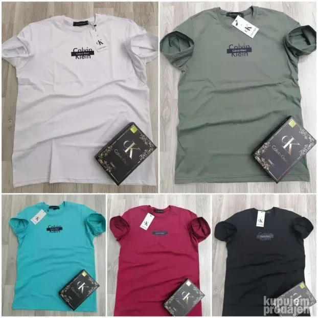 Majice Markirane PAMUK Hugo Nike Lacoste Calvin Klein
