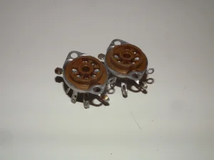 Original CHINCH Bakelitna MINIATUR podnozja 7 pinova