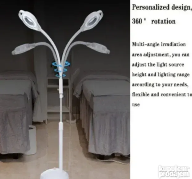 Profesionalna LUPA Sa LED Lampom Za KOZMETIČKE Salone