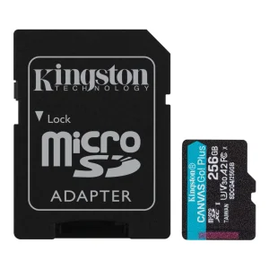Micro SD Card + adapter 256GB KINGSTON Canvas Go! Plus SDCG4