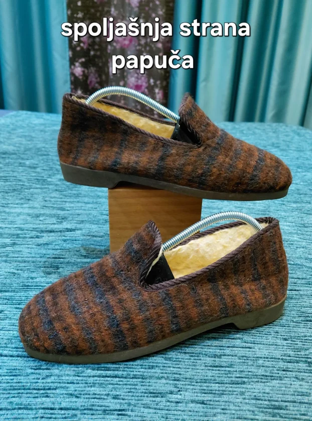 Original Bellinette vuneni papuče 100% vuna Br.40/26cm