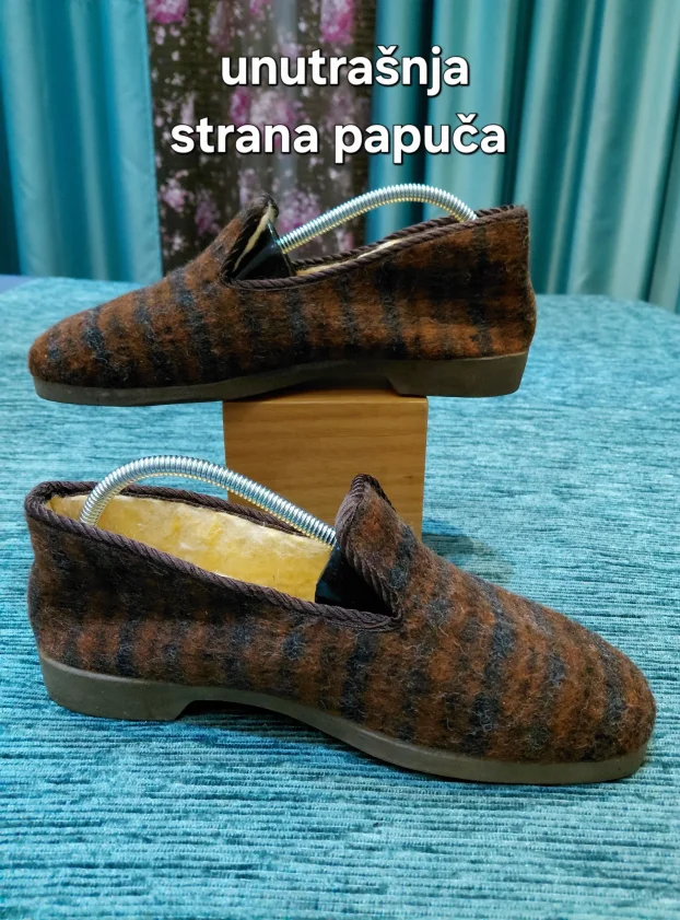 Original Bellinette vuneni papuče 100% vuna Br.40/26cm