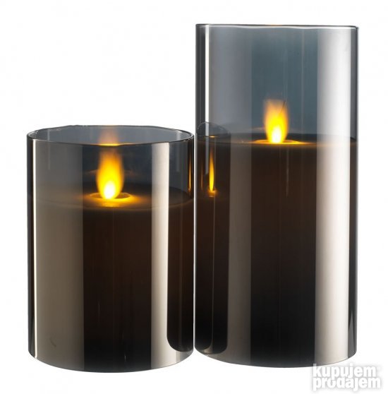 NOVO! Dekorativna LED Sveća Sa TAJMEROM P15xV25 cm
