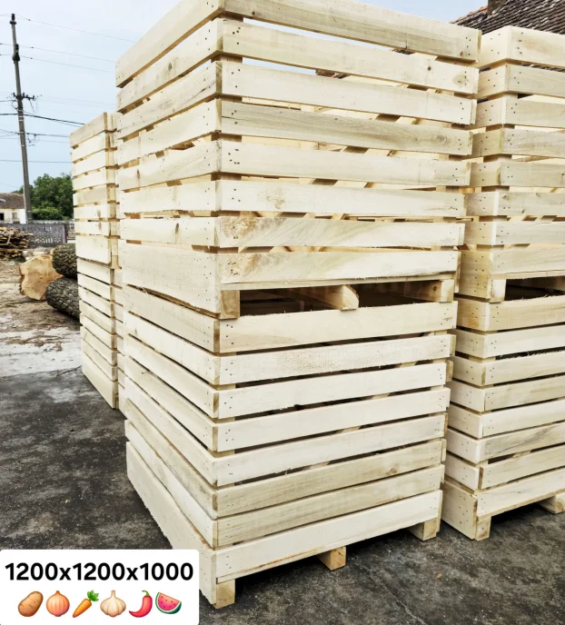 Box Palete - kosevi sanduci za voće i povrće 1200x1200x1000