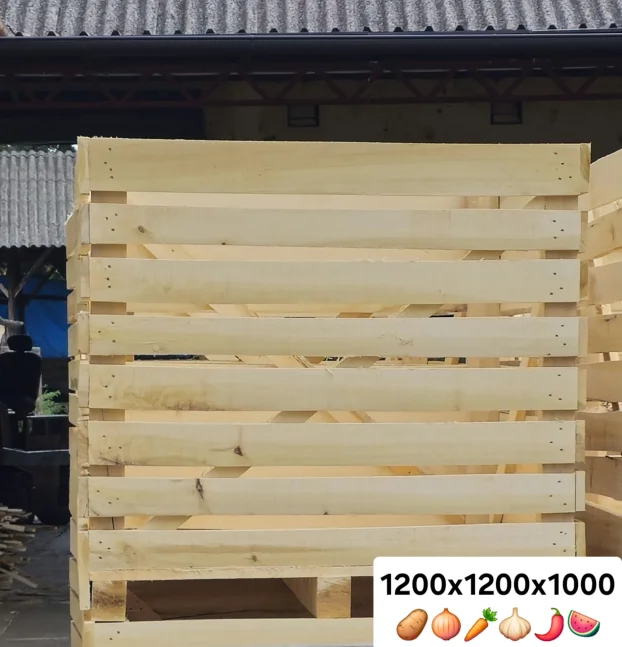 Box Palete - kosevi sanduci za voće i povrće 1200x1200x1000