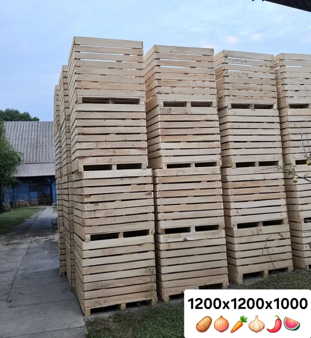 Box Palete - kosevi sanduci za voće i povrće 1200x1200x1000