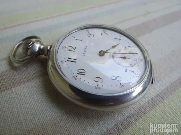 ZENITH srebrni džepni sat