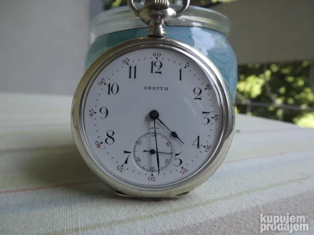 ZENITH srebrni džepni sat