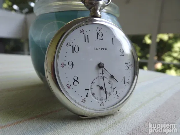 ZENITH srebrni džepni sat