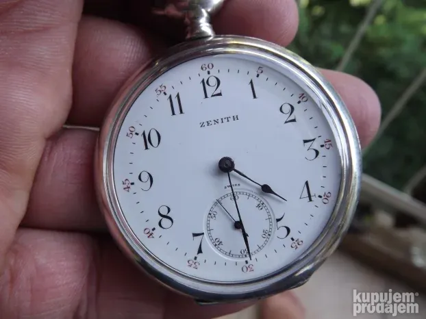 ZENITH srebrni džepni sat