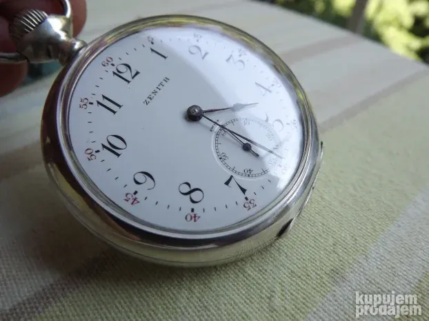 ZENITH srebrni džepni sat