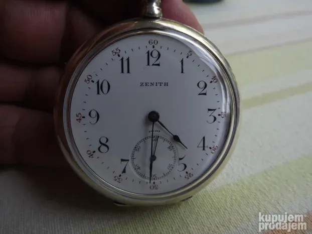 ZENITH srebrni džepni sat