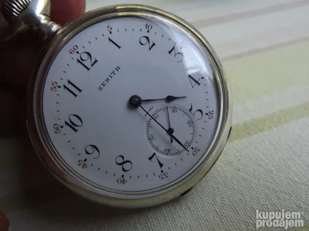 ZENITH srebrni džepni sat
