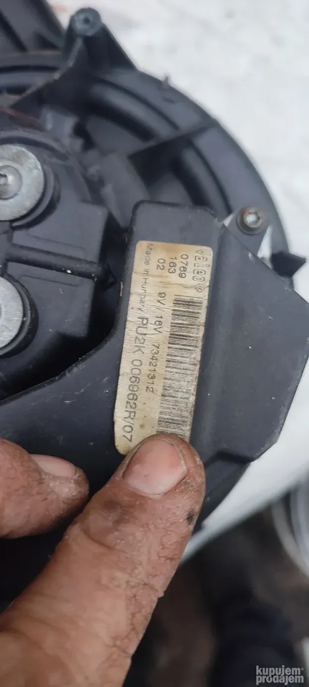 el.ventilator valeo 007013e za auto opel signum