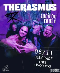 Ulaznica za koncert benda The Rasmus