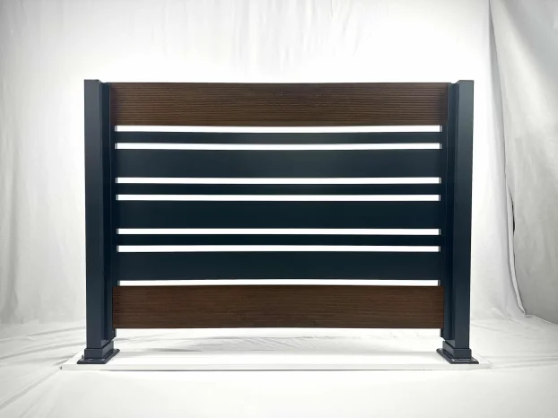 Aluminijumska ograda, segment 100x90 sa nussbaumom