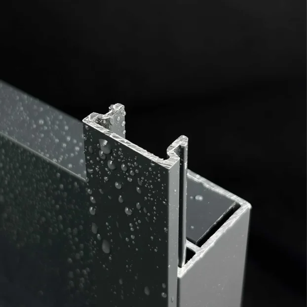 Aluminijumska ograda, segment 100x90 sa nussbaumom