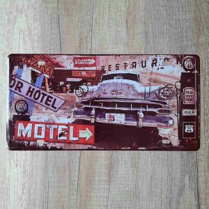 Tablica ROUTE 66 Oldtimer