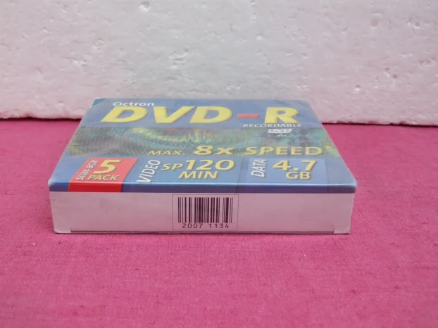 Octron DVD-R diskovi 5 komada Slim Box stari kvalitet NOVO ...
