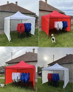 Paviljon 3x3 sator tenda ( sa stranicama )