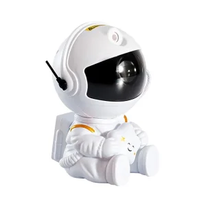 Projektor lampa Astronaut - Bela