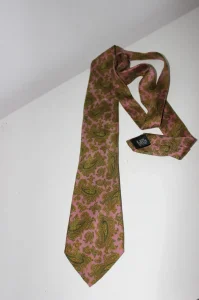 Hugo boss kravata muska vintage svilena siroka