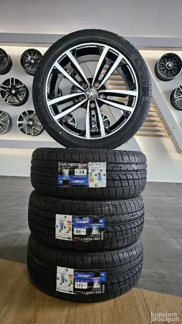 nov letnji set 17" 5x112 volkswagen i 225/45 r17 altenzo