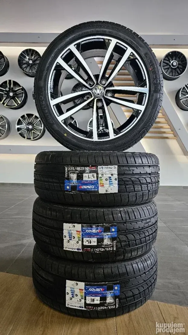 nov letnji set 17" 5x112 volkswagen i 225/45 r17 altenzo