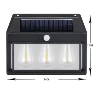 Solarna lampa-lampa spoljasnja zidna solarna lampa zid