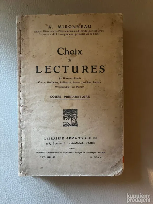 Choix de lectures - A. Mironneau