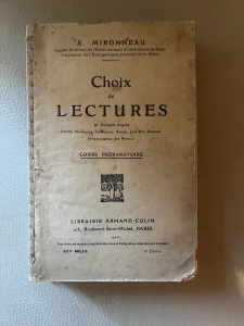 Choix de lectures - A. Mironneau